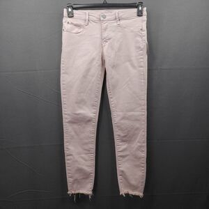 Articles of Society Womens‎ Jeans 28 Pink Carly Crop Skinny Ankle Capsule NEW